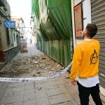 En la imagen zonas afectadas por los terremotos que sacudieron la población de Santa Fe(Granada).EFE/ Miguel Angel Molina