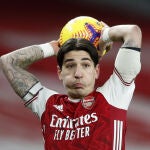 Héctor Bellerín con el Arsenal.