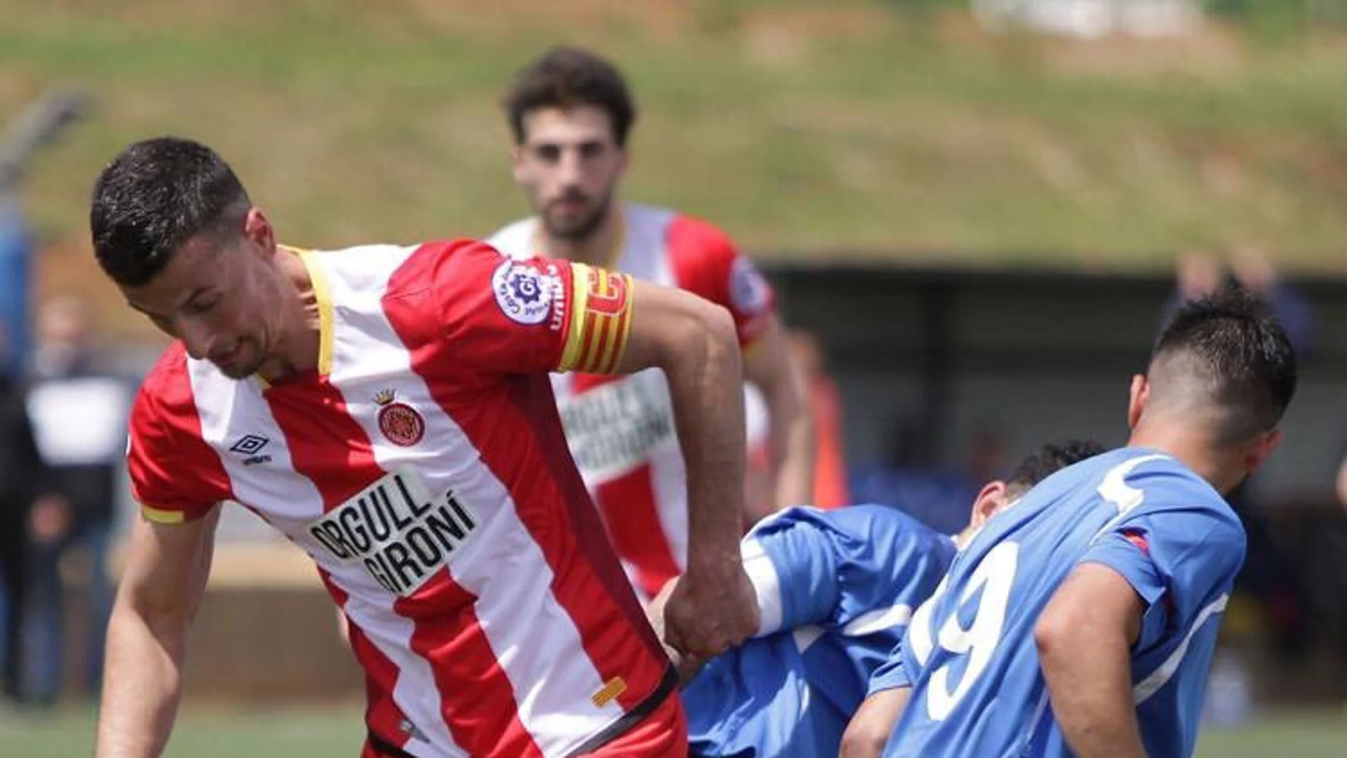 Sergi Murga, en una foto del Twitter del Girona