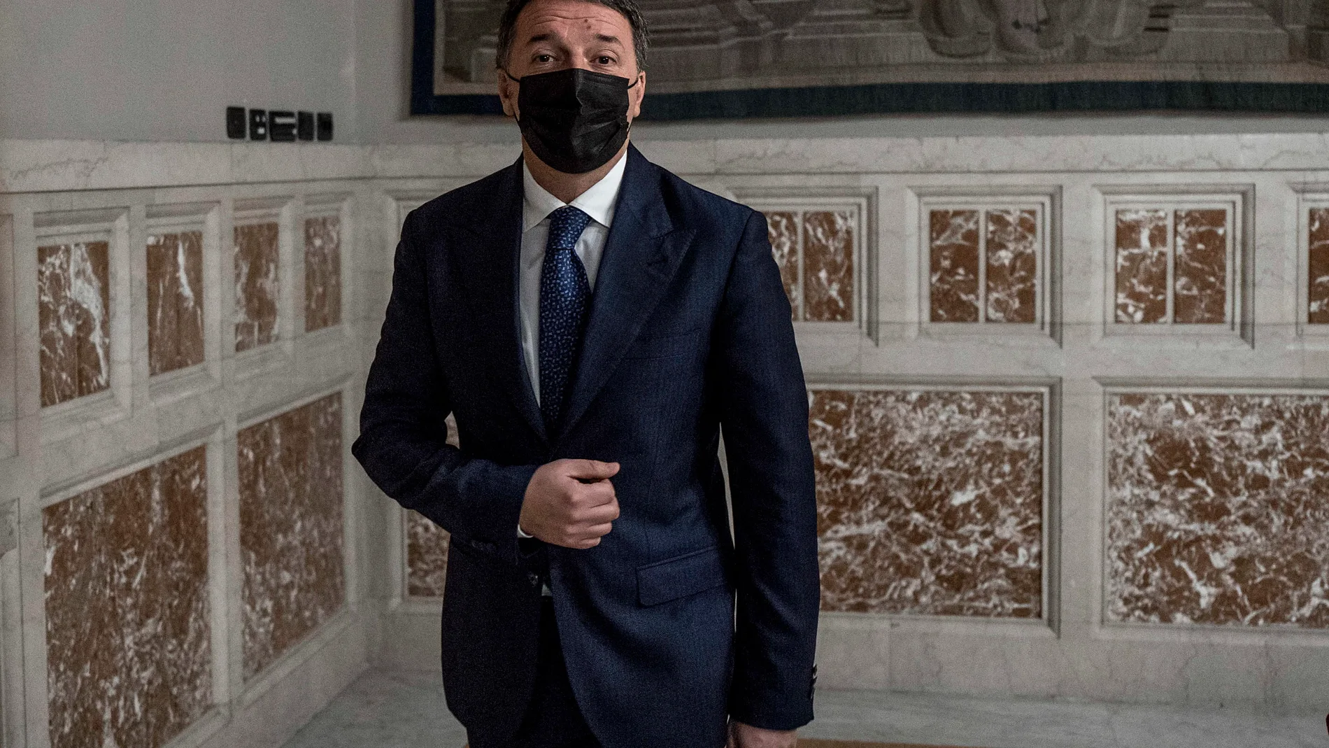 El líder de Italia Viva, Matteo Renzi