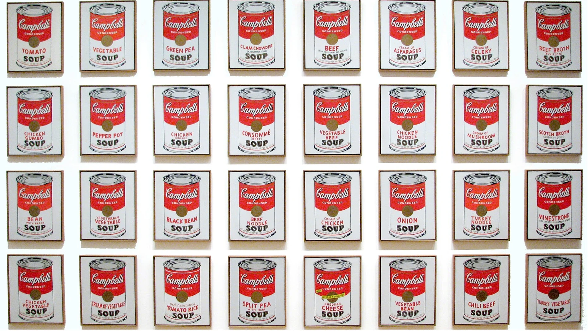 Cabaña elemento Fruta vegetales Las latas de Sopa Campbell's de Andy Warhol: ¿qué las hizo tan especiales?