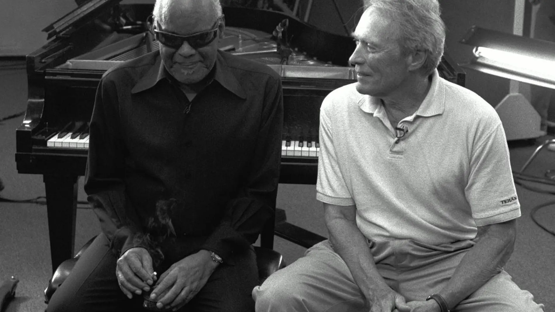 Dos leyendas, Ray Charles y Clint Eastwood