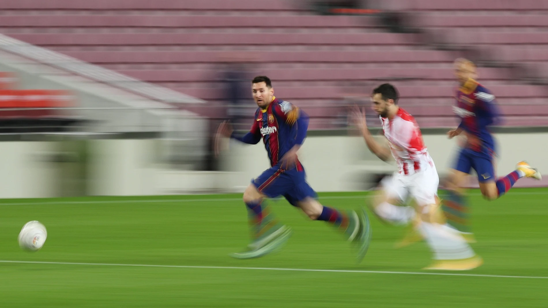 Messi, en un momento del partido disputado el pasado domingo entre el Barcelona y el Athletic de Bilbao