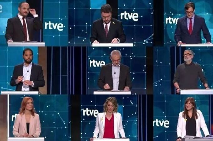 Debate de RTVE para las elecciones del 14 de febrero.RTVE31/01/2021