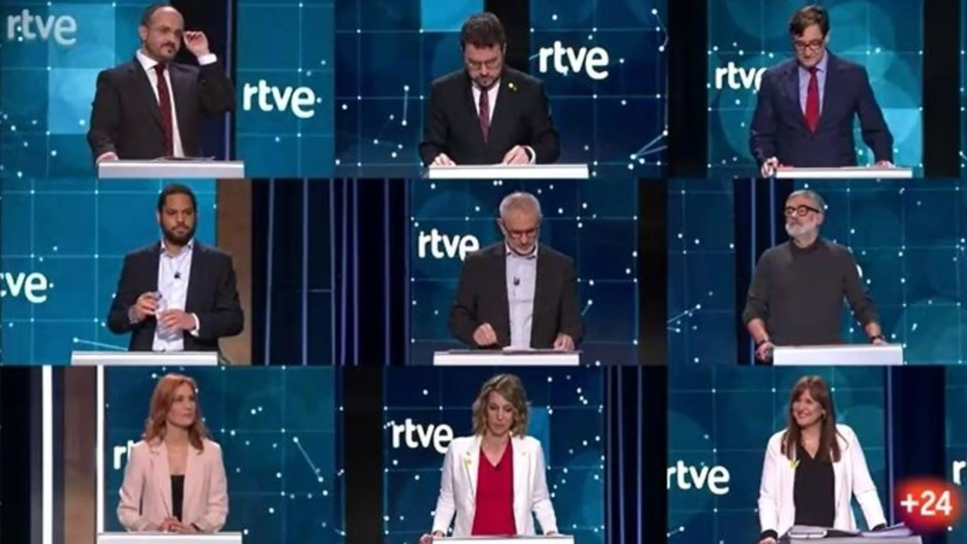 Debate de RTVE para las elecciones del 14 de febrero.RTVE31/01/2021
