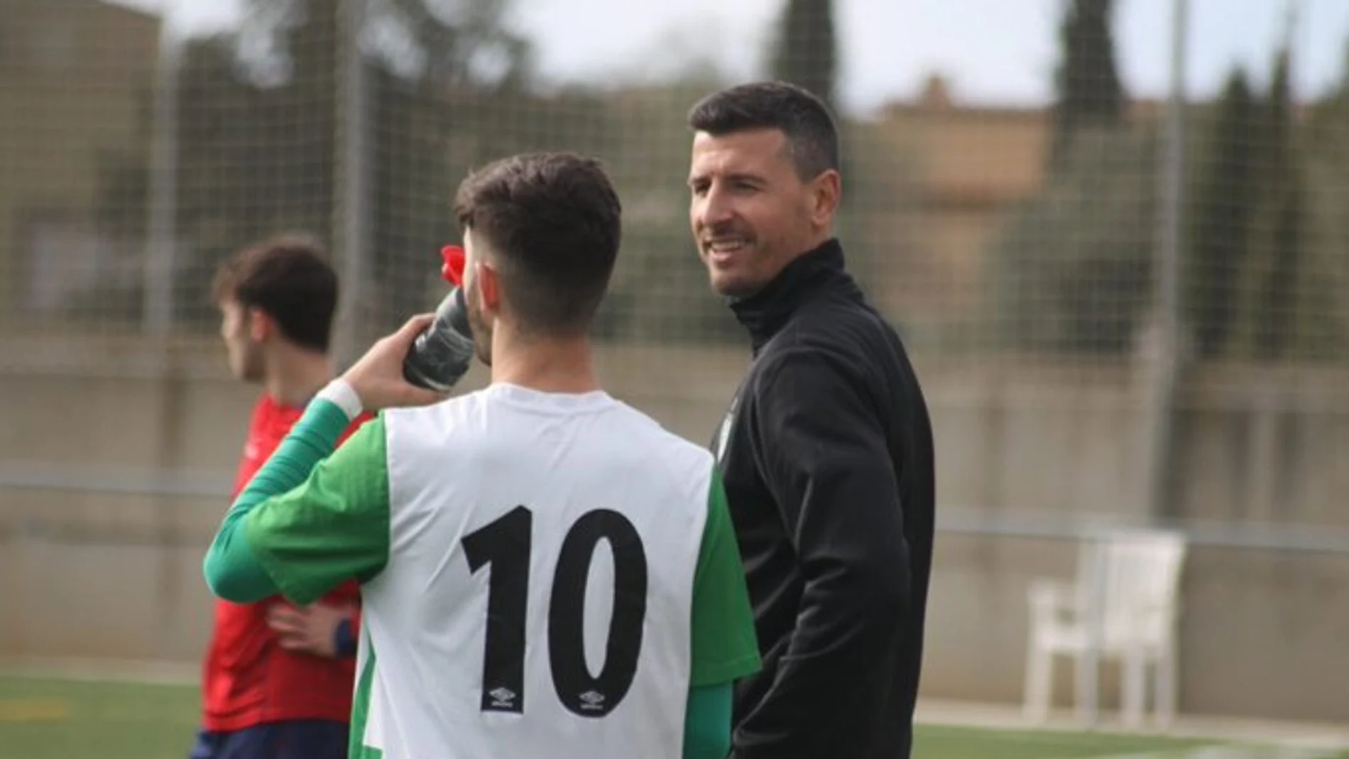 Sergi, durante un entrenamiento