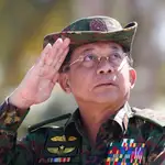 Min Aung Hlaing, en una imagen de 2018