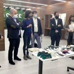 Visita de dirigentes populares como Miguel Ángel García Nieto a la nueva sede de la ONCE en Ávila