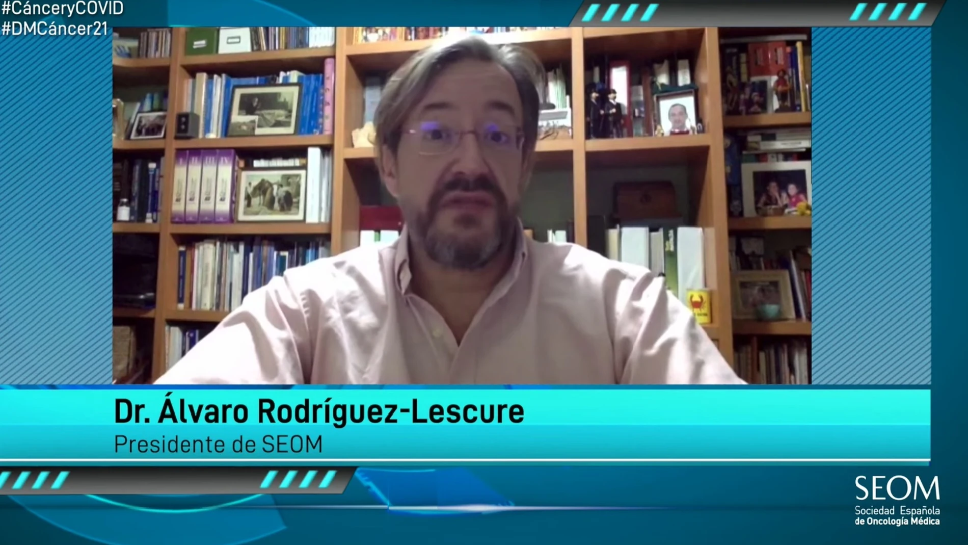 El presidente de SEOM, el doctor Álvaro Rodríguez-LescureSEOM/YOUTUBE01/02/2021