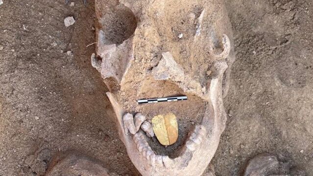 Una de las momias halladas contiene una lengua de ora