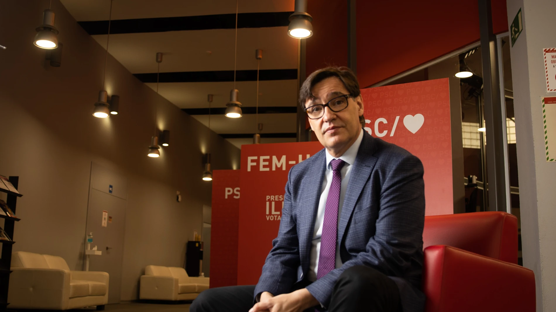 Salvador Illa, será el candidato del PSC a las elecciones catalanas del próximo 14 de febrero.