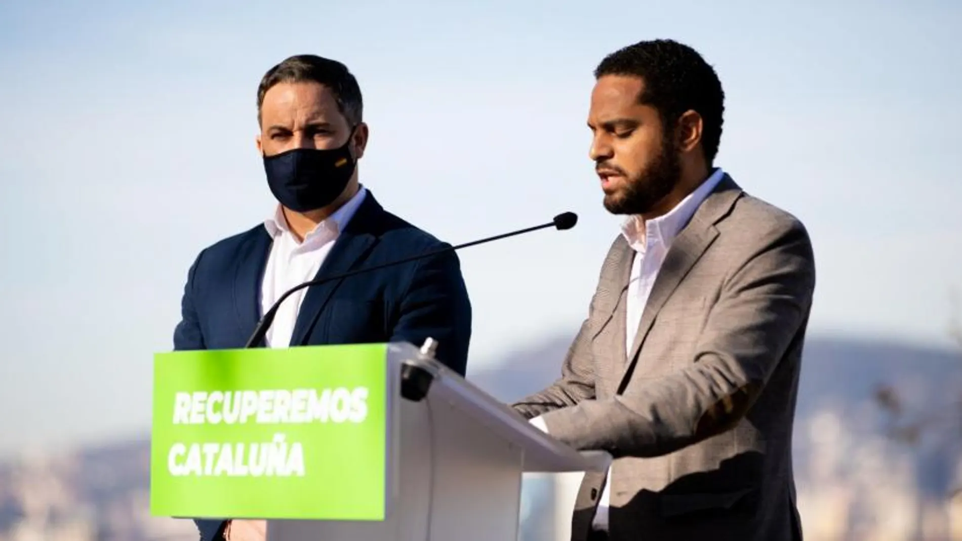 Santiago Abascal e Ignacio Garriga