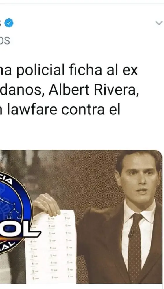Tuit de Podemos