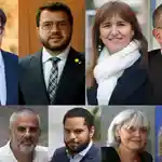 Estos son los candidatos a president de Cataluña para el 14-F