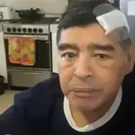 Diego Armando Maradona, en el vídeo grabado días antes de su muerte.