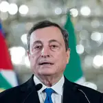 El ex presidente del Banco Central Europeo en su primer discurso después de reunirse con el presidente Sergio Mattarella