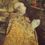 Retrato de Rodrigo Borja - Pinturicchio -Salón de los Misterios. Museos Vaticanos