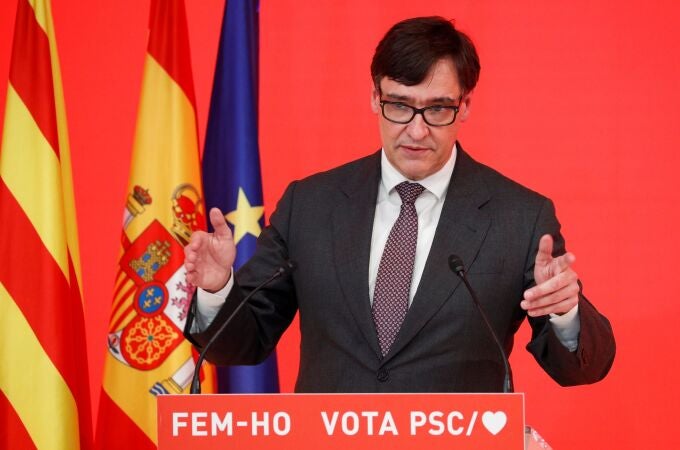Salvador Illa, candidato del PSC a la Generalitat de Cataluña