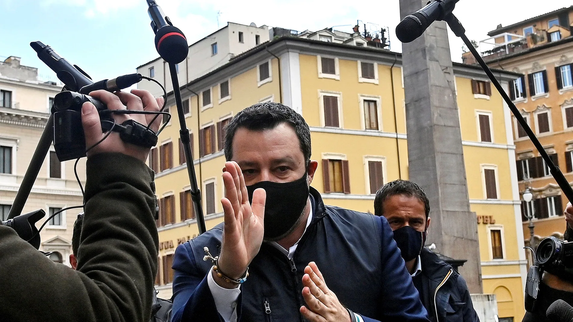 Matteo Salvini, líder de la Liga,