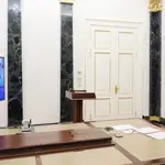 El presidente ruso Vladimir Putin preside una reunión del Consejo de Seguridad por videoconferencia