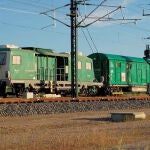 Un tren auscultador revisa el tramo del AVE entre Pedralba de la Pradería (Zamora) y Orense