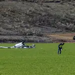  Dos fallecidos al estrellarse una avioneta cerca del aeródromo de Algodor