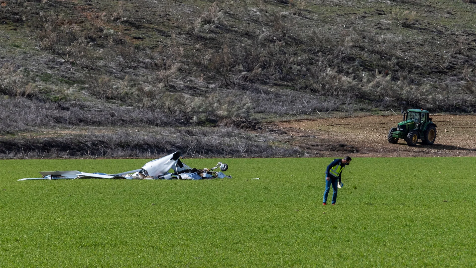 La avioneta había despegado del aeródromo de Algodor, en el término municipal de Toledo