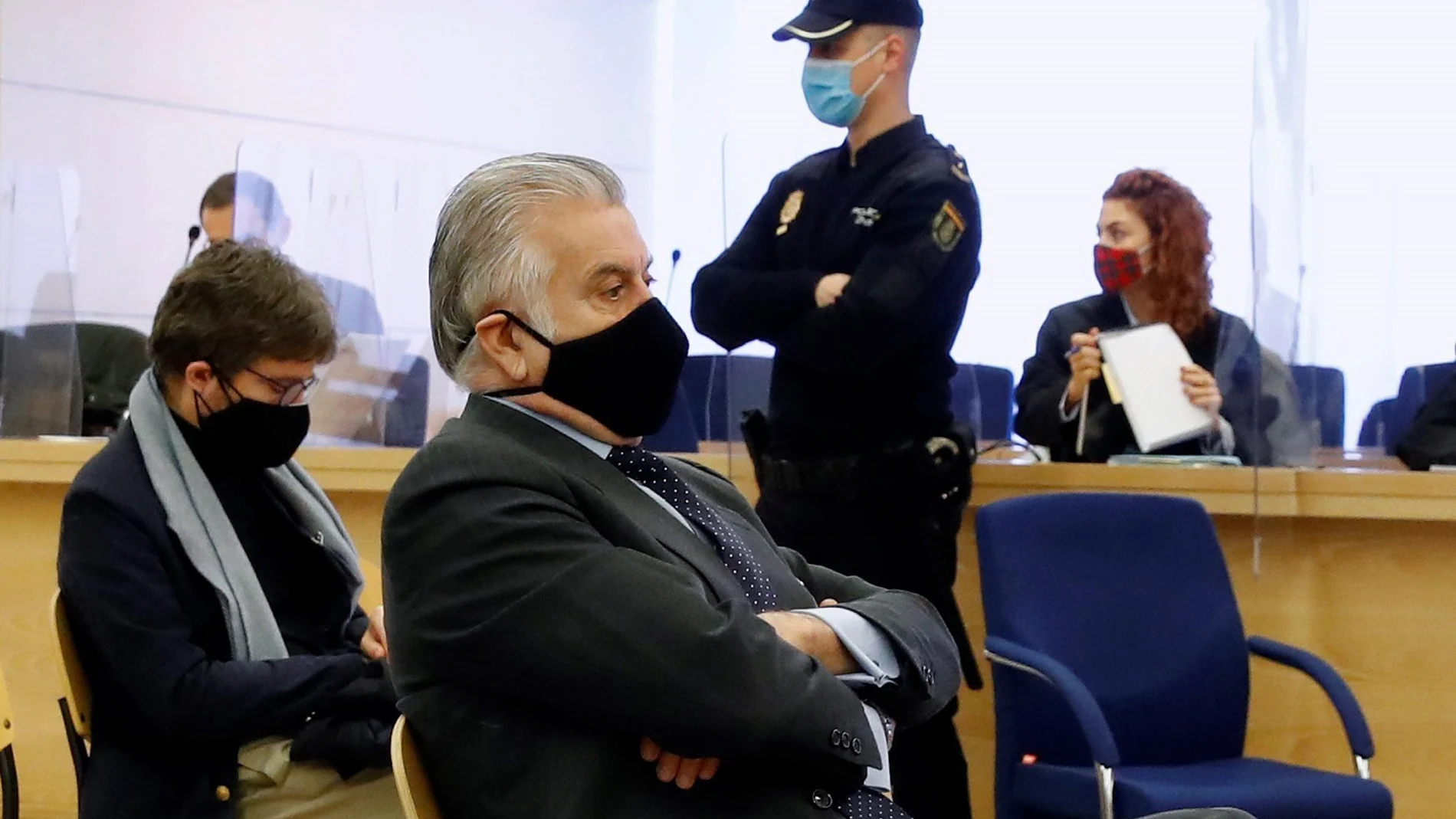 Luis Barcenas durante el juicio