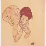 Egon Schiele pintó «Desnudo femenino en cuclillas» en 1917, un año antes de morir por la gripe española