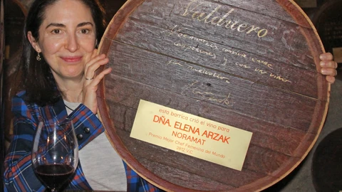 Elena Arzak, durante la ceremonia de toma de posesión