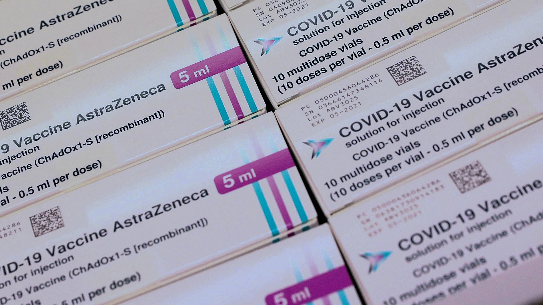 Vacunas de AstraZeneca que llegan por primera vez a Castilla y León