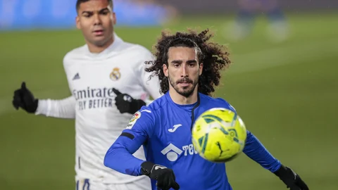 Marc Cucurella con el Getafe.