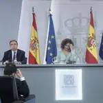 Los ministros Luis Planas y María Jesús Montero