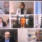 Momento de la clausura online del congreso
