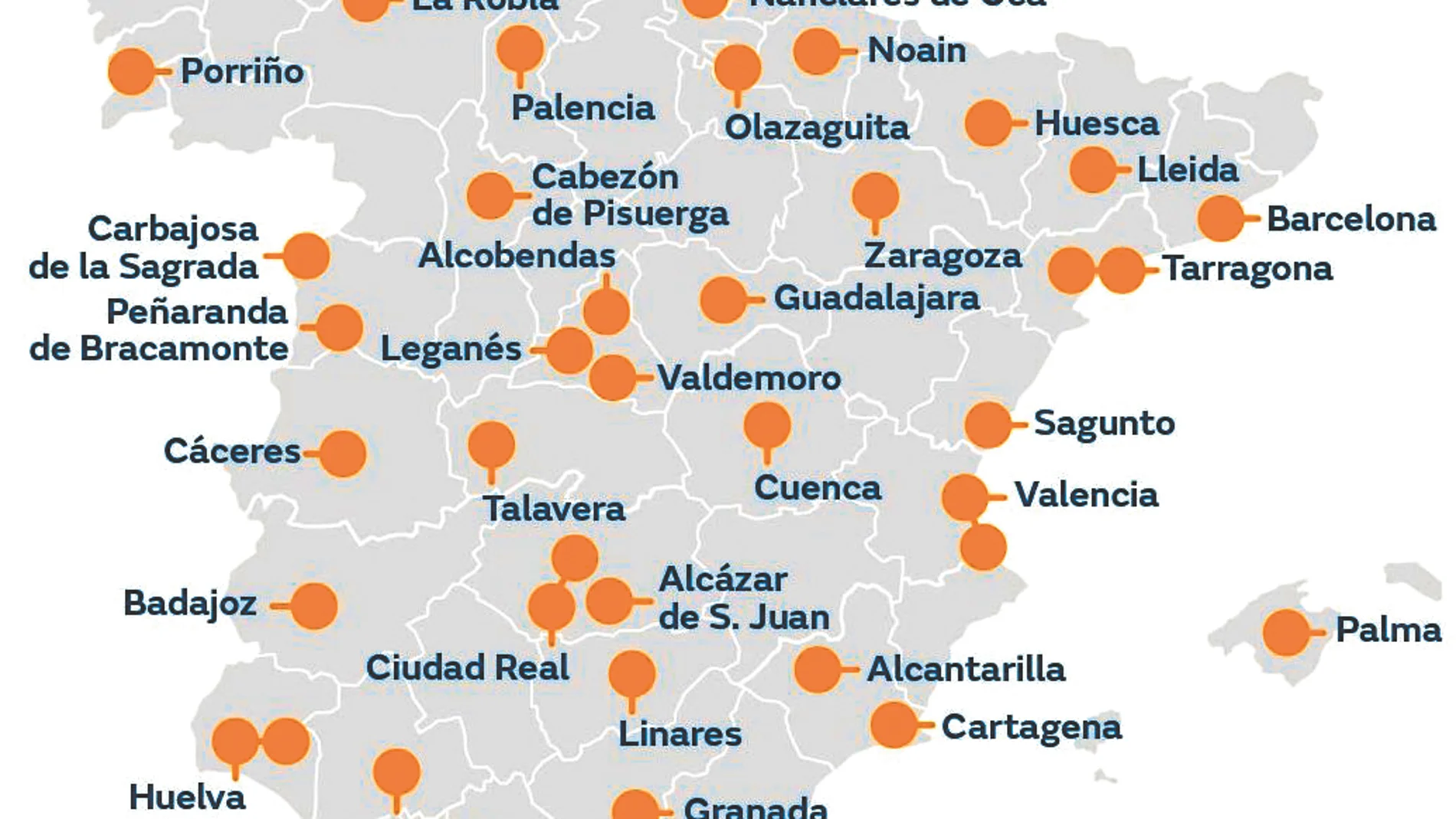 38 hidrogeneras para el entorno urbano e interurbano