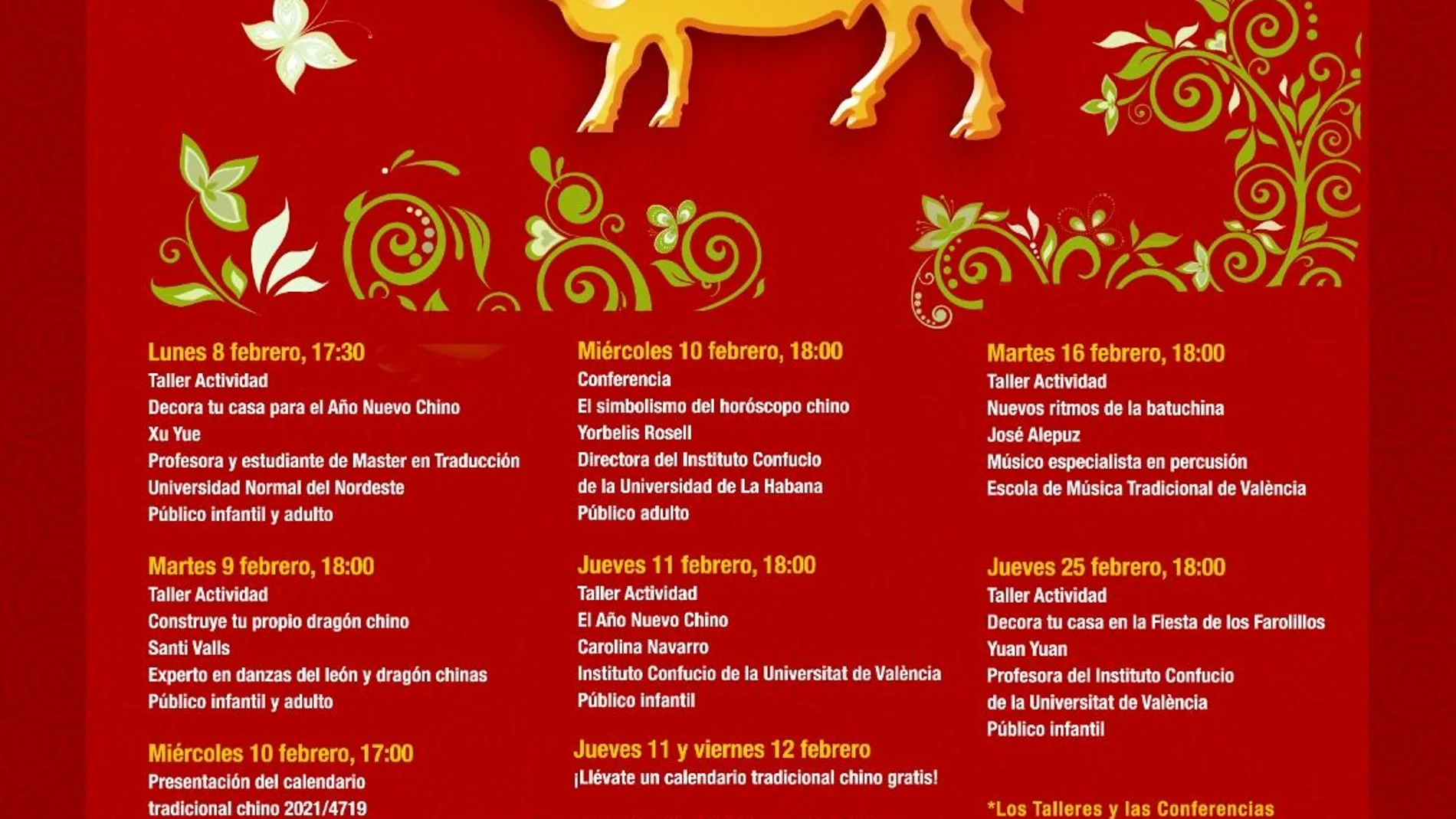 El Instituto Confuccio de Valencia celebra el Año Nuevo Chino