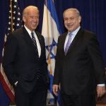 El presidente Joe Biden y el primer ministro israelí Benjamin Netanyahu, en una imagen de archivo