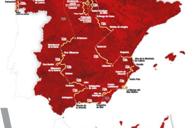 Recorrido de la Vuelta 2021