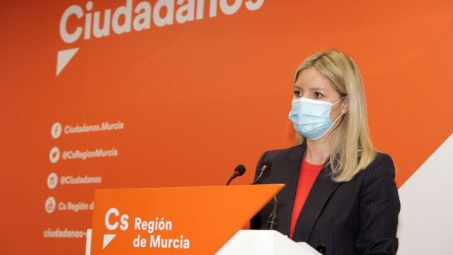 Imagen de la coordinadora autonómica de Ciudadanos, Ana Martínez Vidal