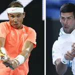 Nadal y Djokovic tienen dos raquetas distintas, pero con ambas destrozan a los rivales / Fotos: Ap