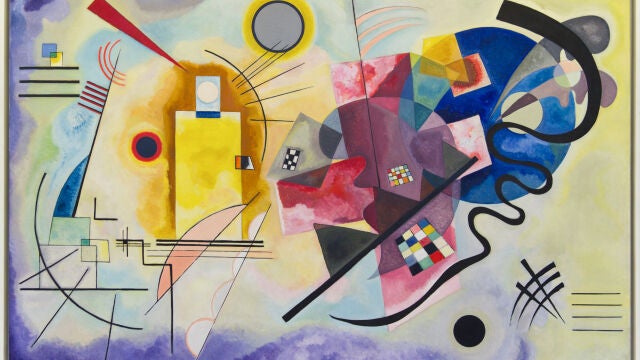 La obra 'Amarillo, rojo y azul', de Kandinsky