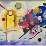 La obra 'Amarillo, rojo y azul', de Kandinsky