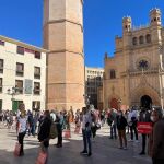 Los hosteleros de Castellón han protestado hoy por la prórroga del cierre de los bares