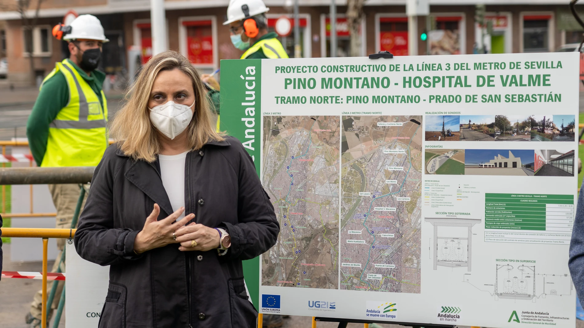 La consejera de Fomento, Infraestructuras y Ordenación del Territorio, Marifrán Carazo