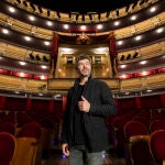 El director de Orquesta Pablo Heras Casado, en el Teatro Real de Madrid.