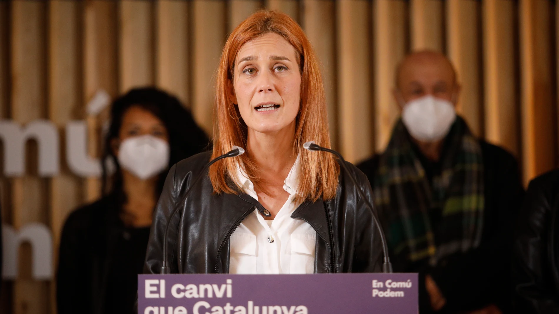 La candidata de los Comuns a la presidencia de la Generalitat, Jéssica Albiach.
