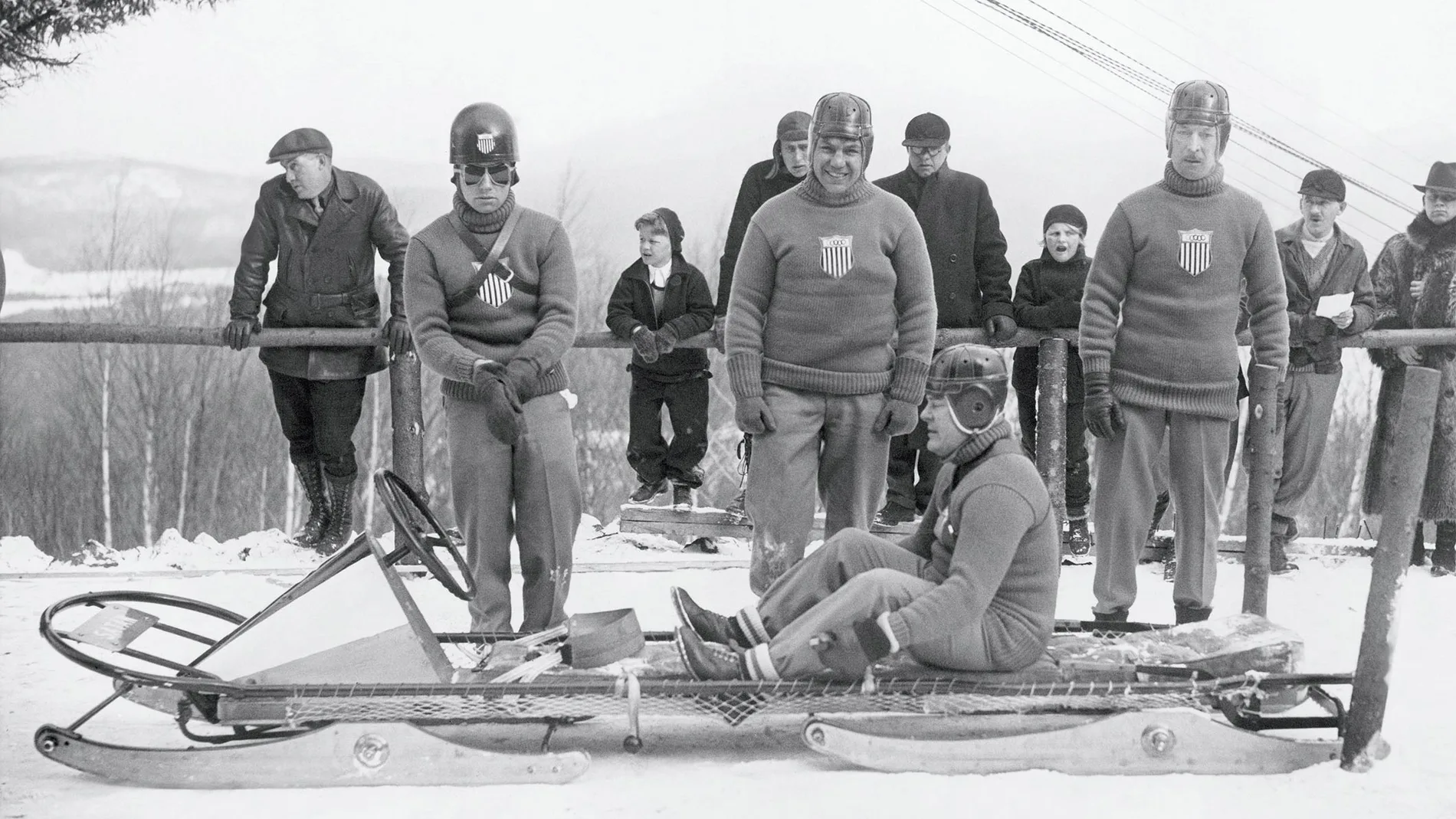 Eddie Eagan, en los Juegos de Lake Placid en 1932