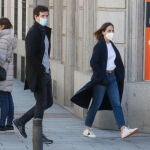Tamara Falcó y su novio Íñigo Onieva en Madrid.