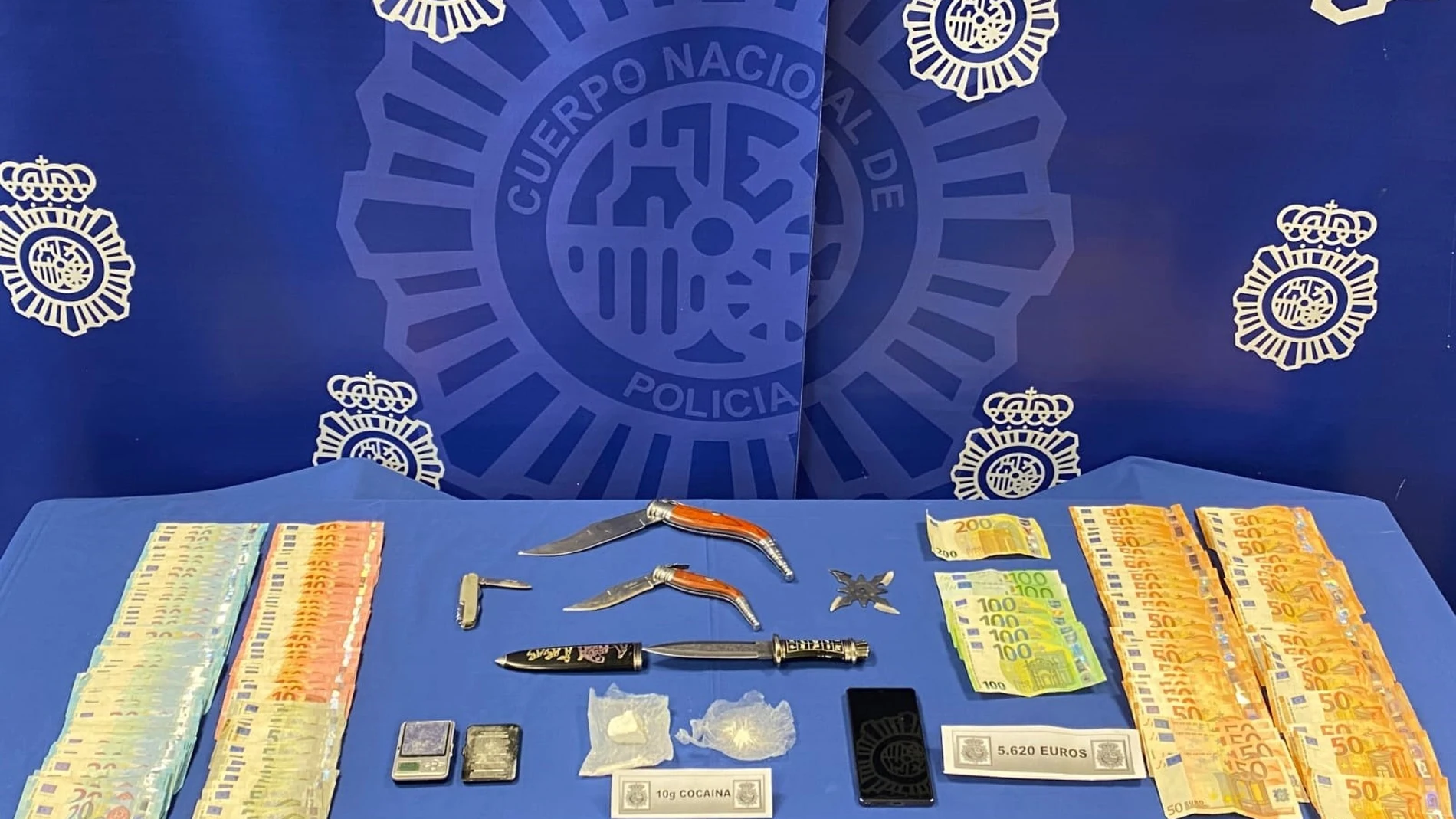 Efectos ocupados por la Policía Nacional en la operación 'Sira'POLICÍA NACIONAL DE VALLADOLID.15/02/2021