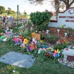 Memorial en recuerdo de las víctimas de Parkland en Florida